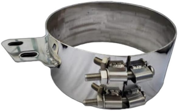 Technical Precision Replacement for Peterbilt 379 Year 1991 8 INCH Stainless Wide Angled CLAMP