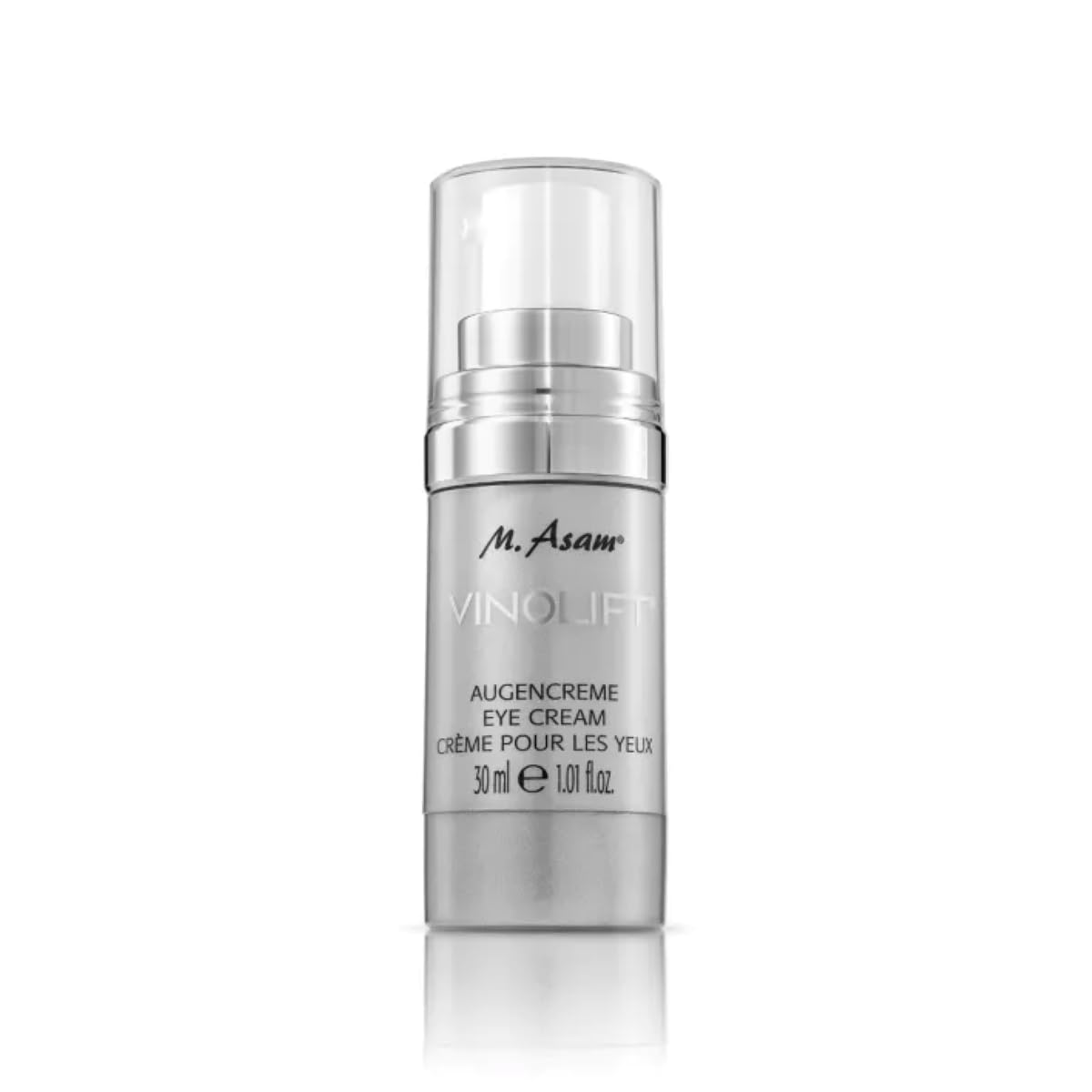 M. Asam VINOLIFT Eye Cream – anti-wrinkle eye care with resveratrol & encapsulated OPC for skin rejuvenation, hyaluronic acid provides moisture & makes skin look plumped up, 1.01 Fl Oz