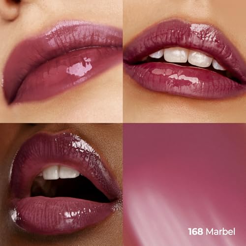 Image of Laka Fruity Glam Tint Mini | Glowing Korean Lip Tint with Hydrating Lightweight Texture | Buildable Color, Non-Sticky High Shine Gloss | K-Beauty Korean Makeup | #168 Marbel, 0.07oz