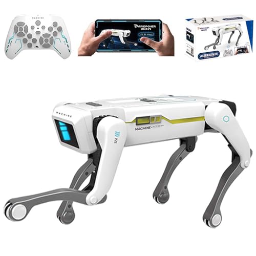 Ledovan Robot cane bambini giocattolo telecomandato per 3-12 anni, ballare, musica e interagire, cane robot RC intelligente supporta il controllo APP, idee regalo ragazza ragazzo