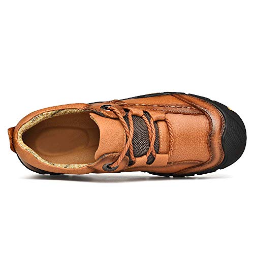 JEBU Men's Outdoor Mountaineering Sports Leisure Breathable Non-Slip Lightweight Travel Hiking Shoes3