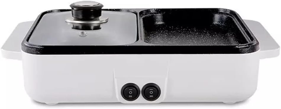 Olla Eléctrica 2 en 1 con Parrilla 1400W, 110V/220V, Antiadherente