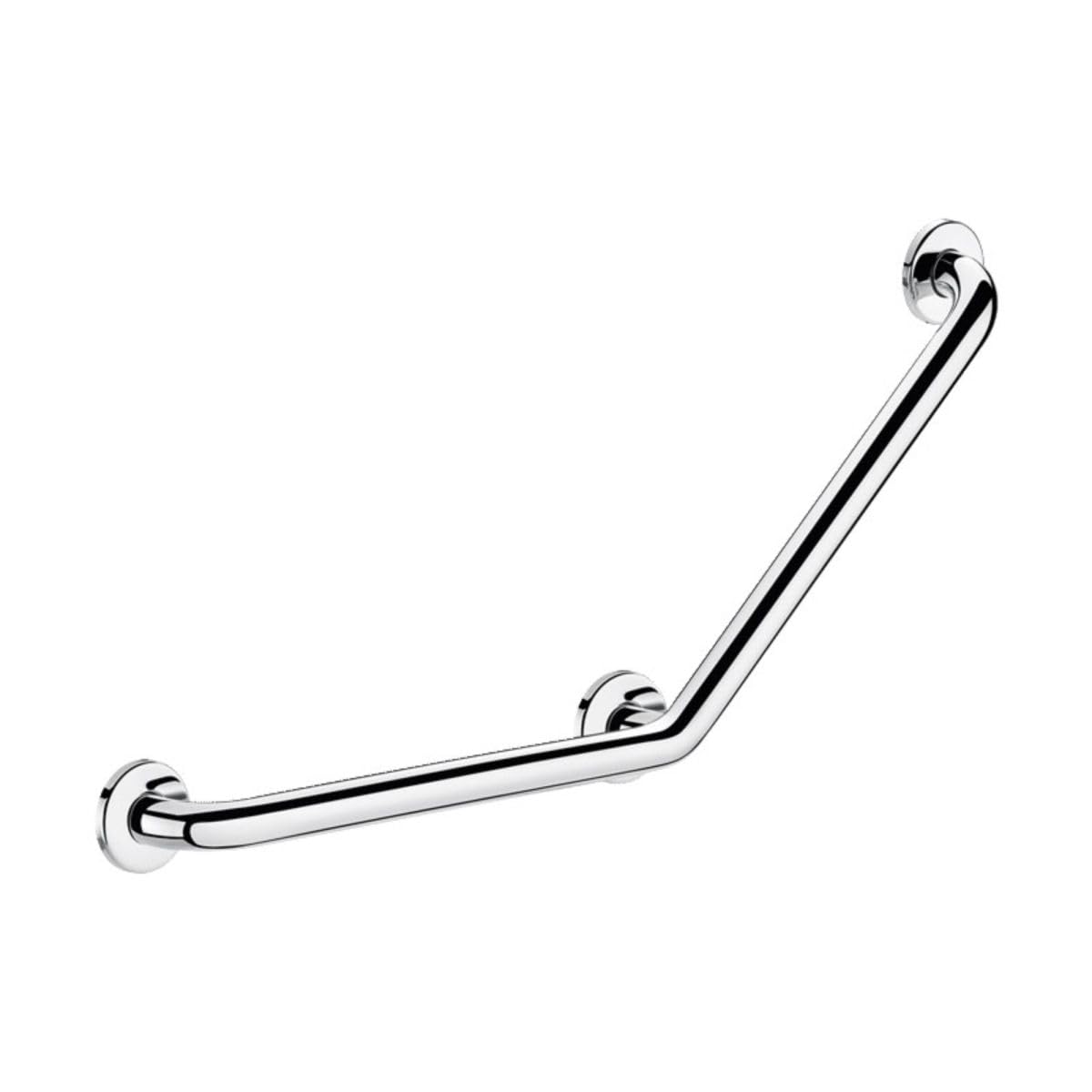 Delabie - Barre d'appui coudée 135° Ø 32 400x400 mm Inox 304 poli brillant