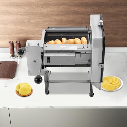 Cortadora eléctrica de papas 110V acero inoxidable miniatura 3