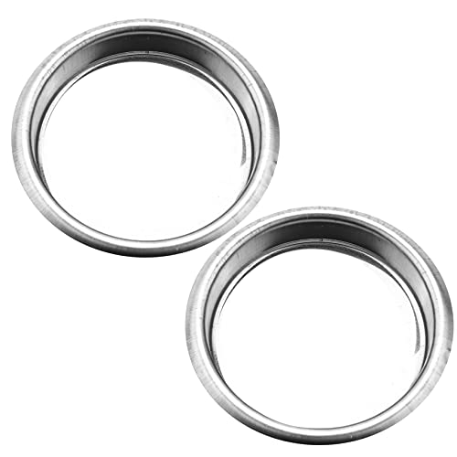 HWIREUIGT 2 filtros en blanco para máquina de café de 58 mm, acero inoxidable, accesorios para máquina de café