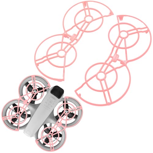 Image of Propeller Guard Protector for DJI Neo, Anti-collision & Anti-interference Rings, Pink