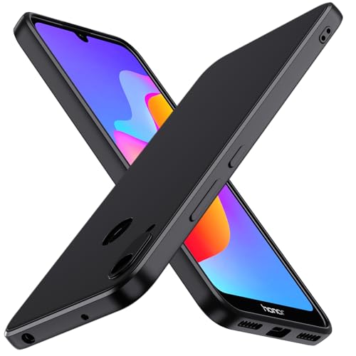 iVoler Cover in Silicone per Huawei Y6 2019 / Huawei Y6s 2019 / Honor 8A con Protezione Della Fotocamera, Ultra Sottile Custodia in TPU Morbida Anti-Graffio Antiurto Protettiva Case, Nero