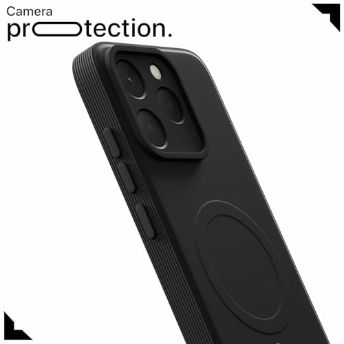 Image of Pikkme Back Cover for Realme 15T 5G / Realme Narzo 90 5G Soft Matte Silicone Mag-Safe Design (Mag-Safe Not Support) Camera Protection | Slim Fit Bumper Cover (Black)