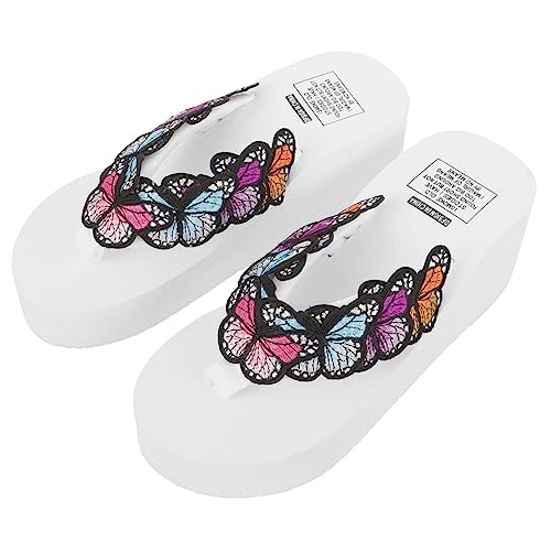 Catálogo para Comprar On-line Huaraches Comida - los más vendidos. 46 MOBUTOFU Sandalias De Plataforma y Tacón Grueso Sandalias De Playa Verano Únicas