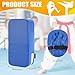 PEUTIER 6-Piece Taekwondo Kick Pad Set, Martial Art Kicking Pad PU Leather Boxing Focus Pads Punching Paddles Kicking Shield Karate Training Equipment for MMA, Muay Thai, Men Women (Blue)