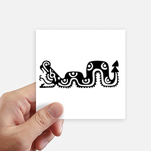 Stickers serpent du Mexique pour valise et PC - Personnalisation voyage 10cm DIYthinker