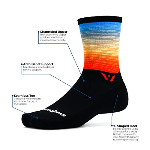 Swiftwick VISION IMPRESSION Crew, National Parks Edition, Running, Hiking and Cycling Socks2