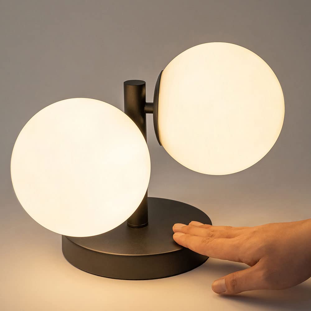 Amazon.co.jp : 003375 TINY GLASS TABLE LIGHT (White) タッチ