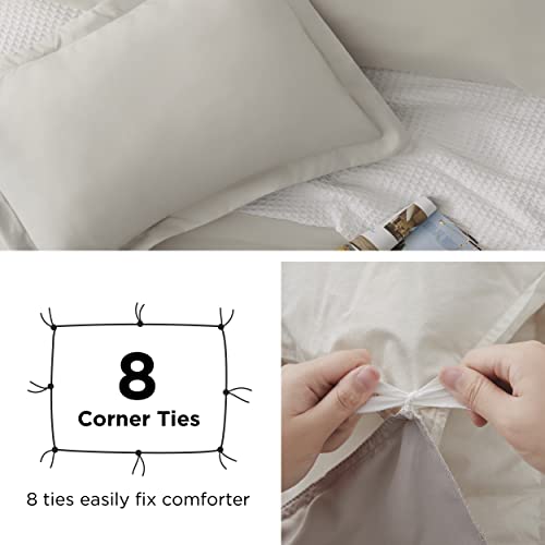 Bedsure DUVET COVER SET-SOLID Linen Duvet Cover King Size thumb #4