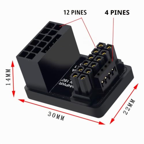 Adaptador PCI-E 5.0 12VHPWR angular 16pin para gráfica RTX 4080 y 5090TI 7