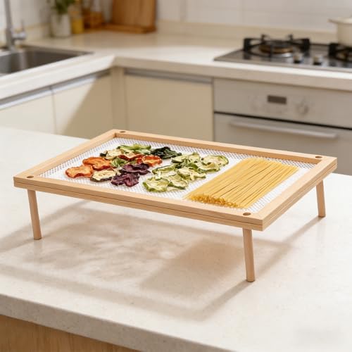 Rejilla de secado de pasta banapoy de madera natural para tu cocina artesanal 4