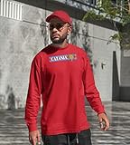 Zoom IMG-1 settantallora felpa girocollo rosso maglia