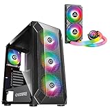 WATERCOOLING AIO 240 MM PERFORMANT : Plaque froide en cuivre conçue pour accélérer le transfert thermique et maintenir une température stable lors des sessions gaming intensives.
