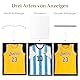 Walasis Trikotrahmen 60x80 Fussballtrikot Rahmen: 3d Groß Objektrahmen For Kinder Erwachsene Fußball Basketball T Shirt Schwarz