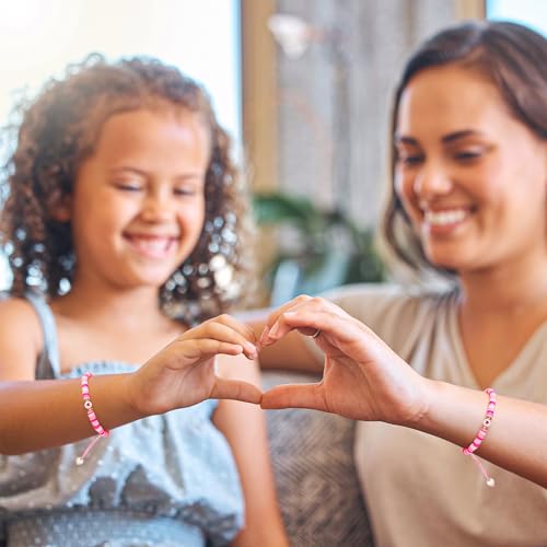 Image of Back to School Supplies, First Day of Kindergarten Bracelet, Back to School Bracelet Mommy and Me, Prek Matching Wish Bracelets Set, Adjustable Bracelet for Boys Girls Gifts Stuff Bulk