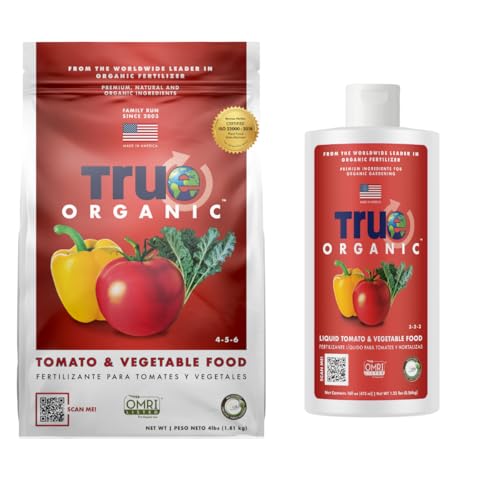 Fertilizante líquido y granulado orgánico True Organic 16oz