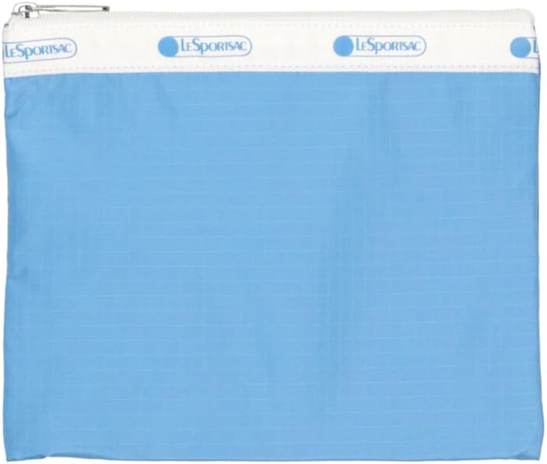 LeSportsac Spectator Azure Deluxe Everyday Crossbody Bag + Cosmetic Bag, Style 7507/Color E871, Mesmerizing Oceanic Blue & Crisp White Unite Evoking Tranquility & Serenity, Spectator Style 2 Tone image 2
