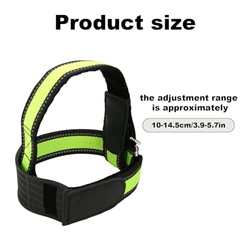 Image of BOXOB RV Hose Fastening Device, Magic Adhesive Styles RV Sewer Hose Support Adjustable Camper Sewer Accessory Hose Tightening Fittings for Camping Avoid Waste Pipe Dislodge (Fluorescent Green)