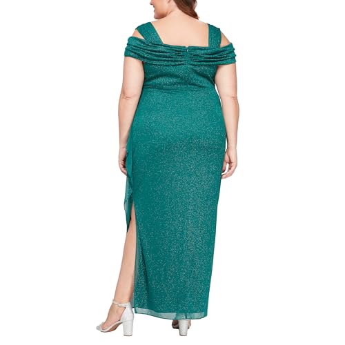 Image of Sparkling Mesh Gown by Alex Evenings