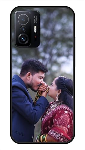 Image of NDCOM for Customised Xiaomi 11T Pro Back Cover - Protective Mi 11T Pro Back Cover - Xiaomi 11 T Pro Back Cover Case DIY Personalised Photo Design | Customized Gift Custom Text Name Printed Metal Case