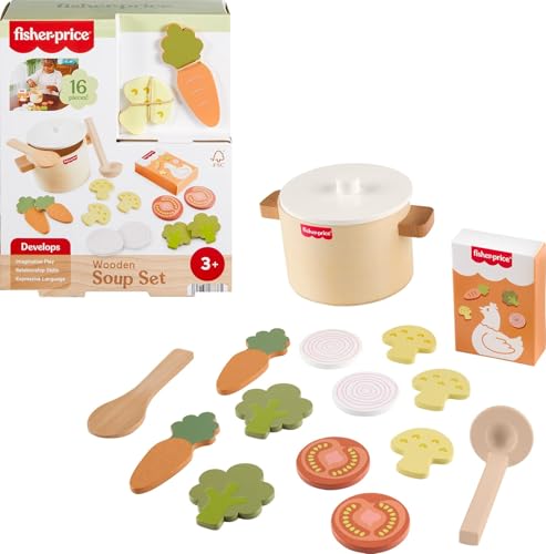 Fisher-Price Wood Kitchen Toy Veggie Soup...