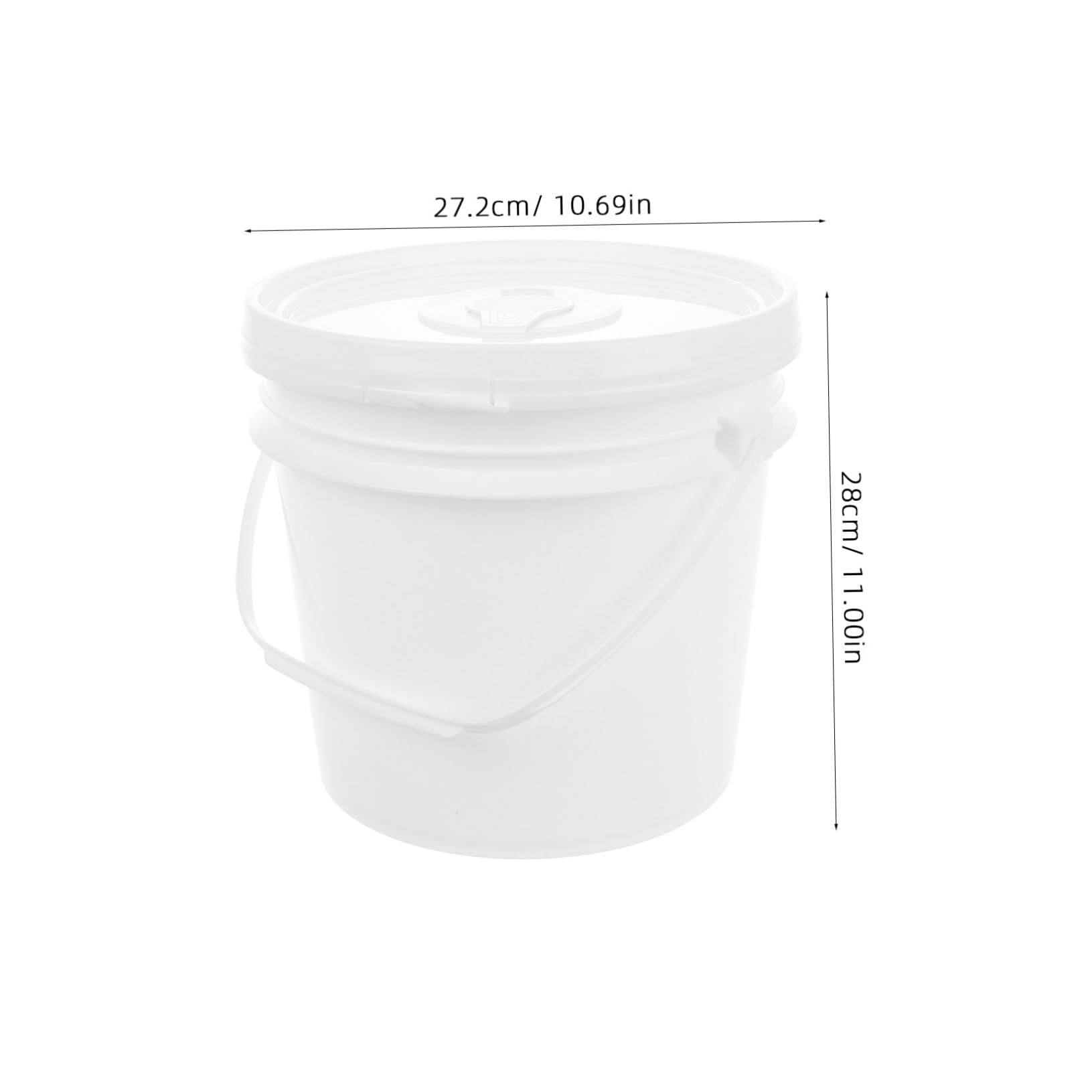 Dispensador de Toallitas Húmedas Portátil de Plástico Blanco 10 L