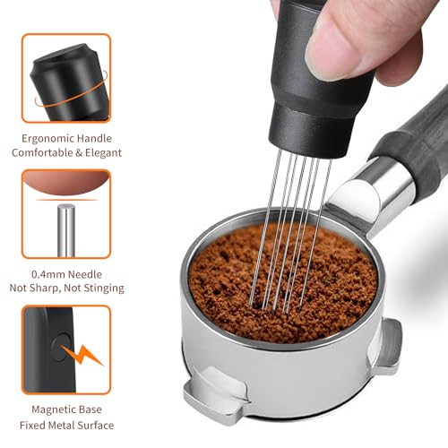 Upgraded WDT Tool with Strong Magnetic for Breville Barista Espresso Coffee Maker, Espresso Distribution Tool Espresso Accessories for Ninja Luxe Cafe Accessories
