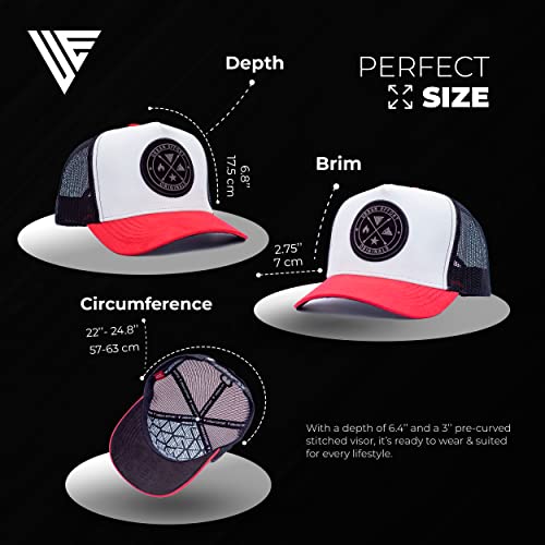 Image of Urban Effort Trucker Hat for Men - Mesh Back Baseball Cap, 5 Panel Snapback Hats for Men and Women