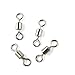 150 Pcs Fishing Swivel Sea Terminal Tackle Clip Connector Solid Coastlock Bulk Lots 01333 Rolling Test 135kg