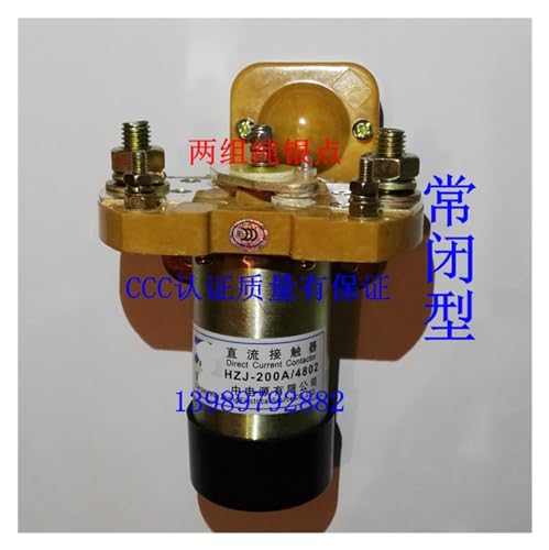 Contactor MZJ DC HZJ-200A normalmente cerrado, relé de alta corriente para vehículos 2
