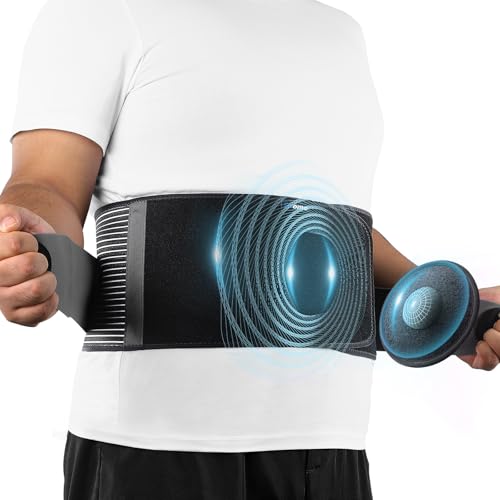 Fitomo Front-Wearing Umbilical Hernia Belt, Unisex, 3D Dome-Shaped Hernia Support Pad, Adjustable with Removable Pads & Extra Straps for Abdominal Pressure, Lumbar Support, Skin-Friendly & Discreet