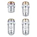 AmScope 4X-100X Four Achromatic Objective Lens Set