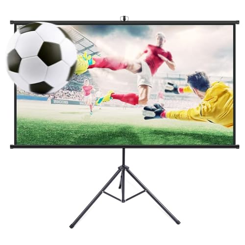 Pantalla portátil para proyector con trípode 72in 16:9