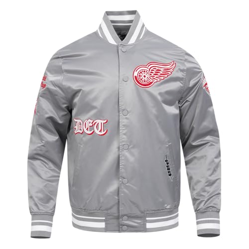 Image of Pro Standard Mens NHL Old English Satin Jacket