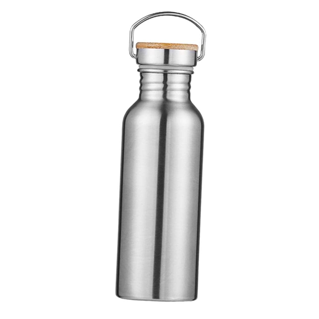 SECRET DESIRE Stainless Steel Sports Water Bottle Cycling Hiking Flask Bamboo Lid 600ML-image-17