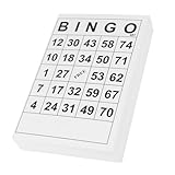 Vaguelly 120 Stück Teiliges Bingo Kartenset für Pädagogisches Zahlen intelligenzspiel Langlebige Beschichtete Karten Fördert Konzentration und Gedächtnis für Familienspiele und Lernspaß