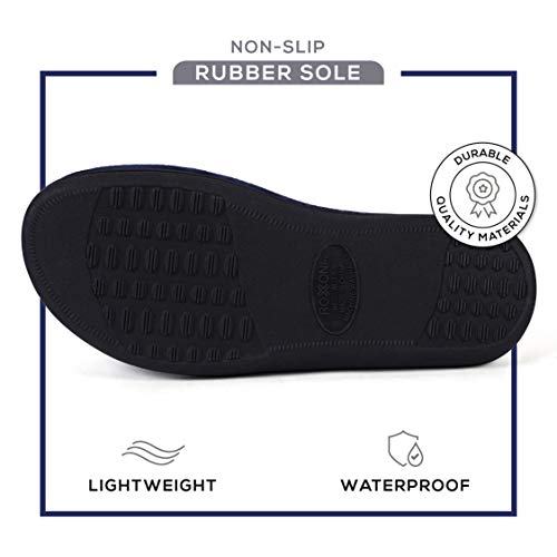Roxoni Women Slippers Soft Open Toe Slide, Indoor Outdoor Rubber Sole4
