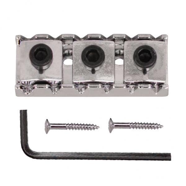 MYADDICTION 2xGuitar Locking Nut 42mm String Lock for 6 String Electric Guitar Chrome-image-18