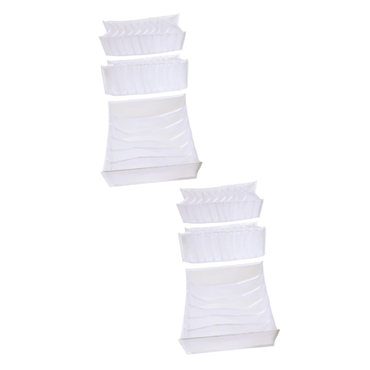 Cabilock 6pezzi Organizer Per Scatole Porta Biancheria Per Intimo Calze e Reggiseni Con Scomparti Per Armadio e Casa Scomparti