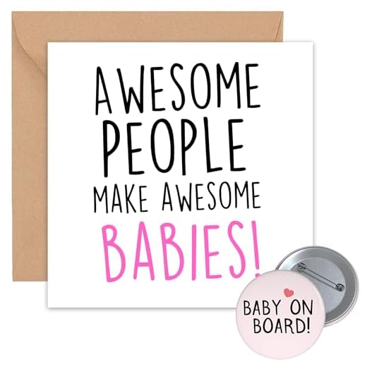 Handcrafted Baby Shower Greeting Card