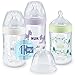 NUK Nature Sense Babyflaschenset | 0–36 Monate | 3 Flaschen mit Temperature Control Anzeige | 260 ml | Gibt gestillten Babys ein natürliches Trinkgefühl | Anti-Kolik-Ventil | BPA-frei | Rosa | 3 Stück