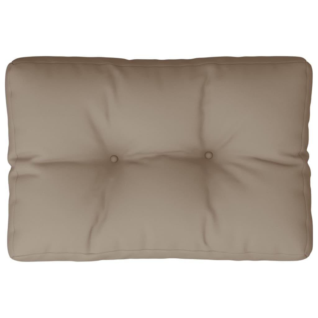 Coussin de palette résistant en tissu polyester avec assise confortable de 12 cm