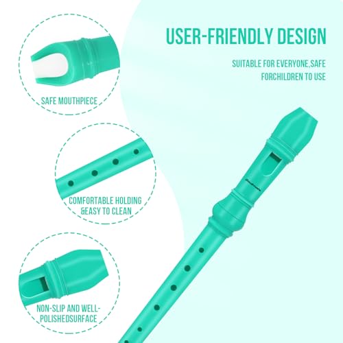 image for Soulmate Recorder Instrument for Beginners Kids Students German Style 