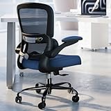 TRALT Office Chair - Ergonomic Desk Chair with Adjustable Lumbar Support, Mesh Computer Chair, Executive Chairs for Home Office Comfortable Lumbar Support (Deep Blue)