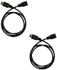 Cable Extensor HDMI V 1.4 Harper Grove, 3FT Macho a Hembra con Contactos Dorados, Negro, Paquete de 2, para 1080P 3D 4K DVD HDTV LCD LED Plasma PS3 TV Wii Xbox 2